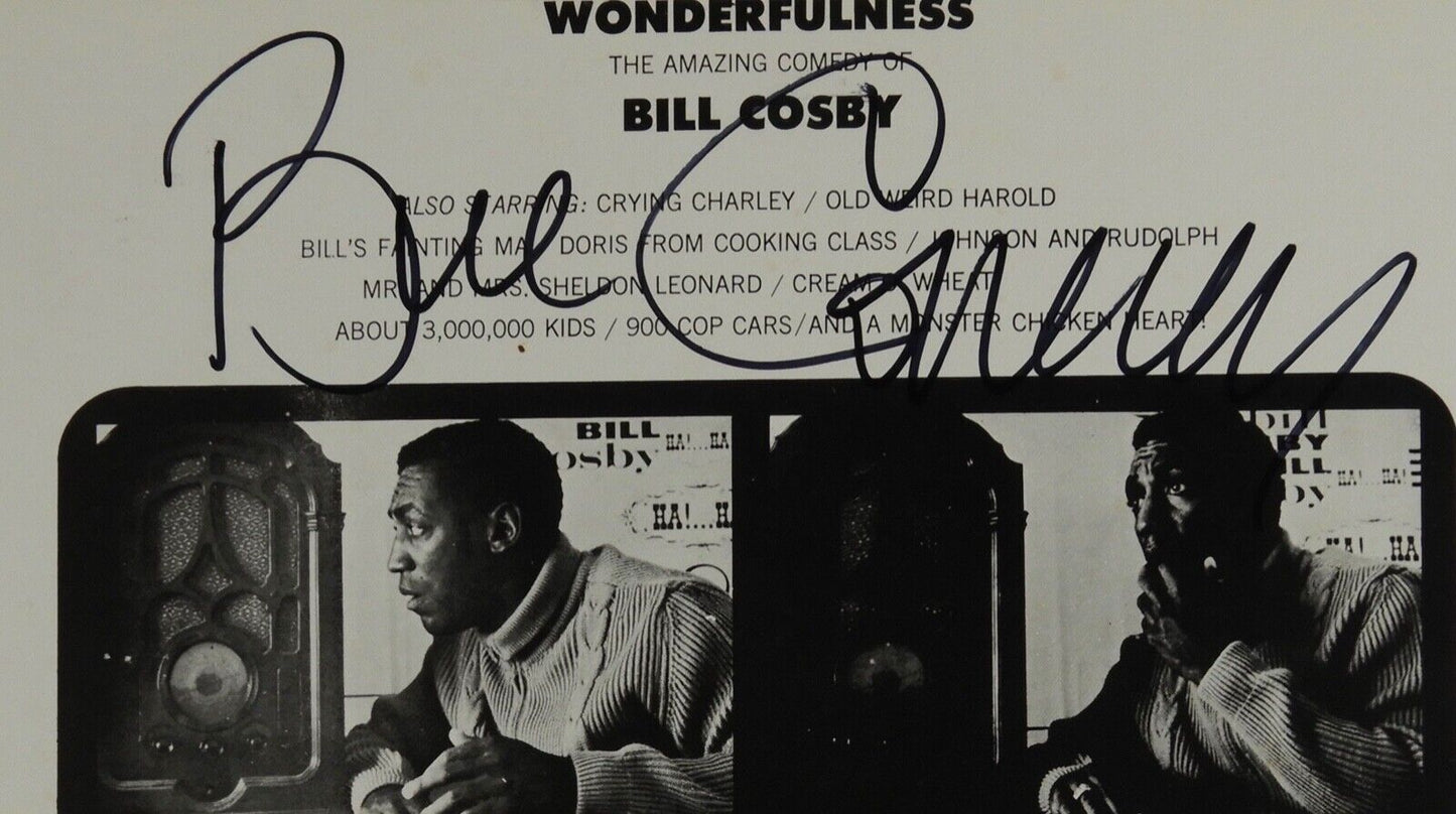 Bill Cosby JSA Signed Autograph Album Record LP Wonderfulness
