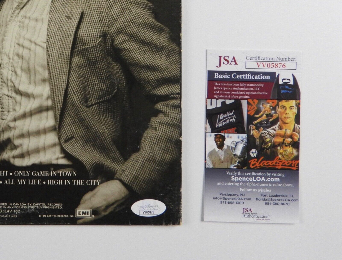 America JSA Signed Autograph Album Vinyl Record Gerry Beckley Dewey Bunnell