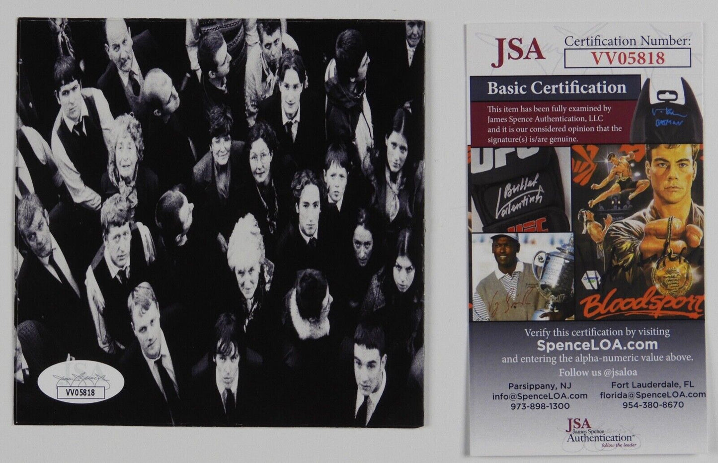 Oasis Liam Gallagher JSA Signed Autograph CD Booklet