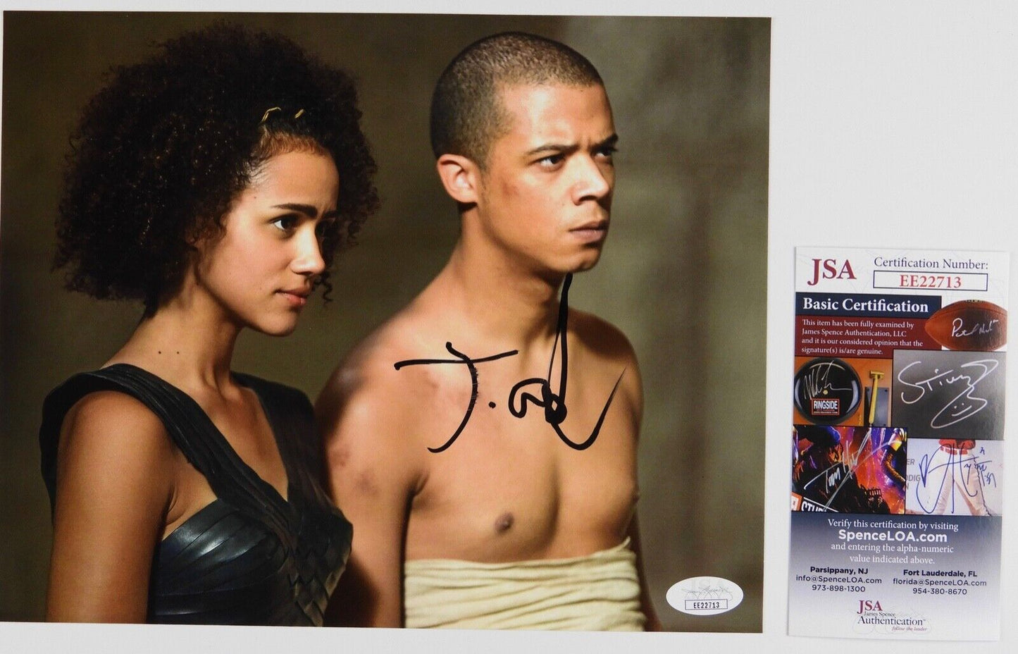 Jacob Anderson Game Of Thrones Signed Autograph JSA COA 8 x 10