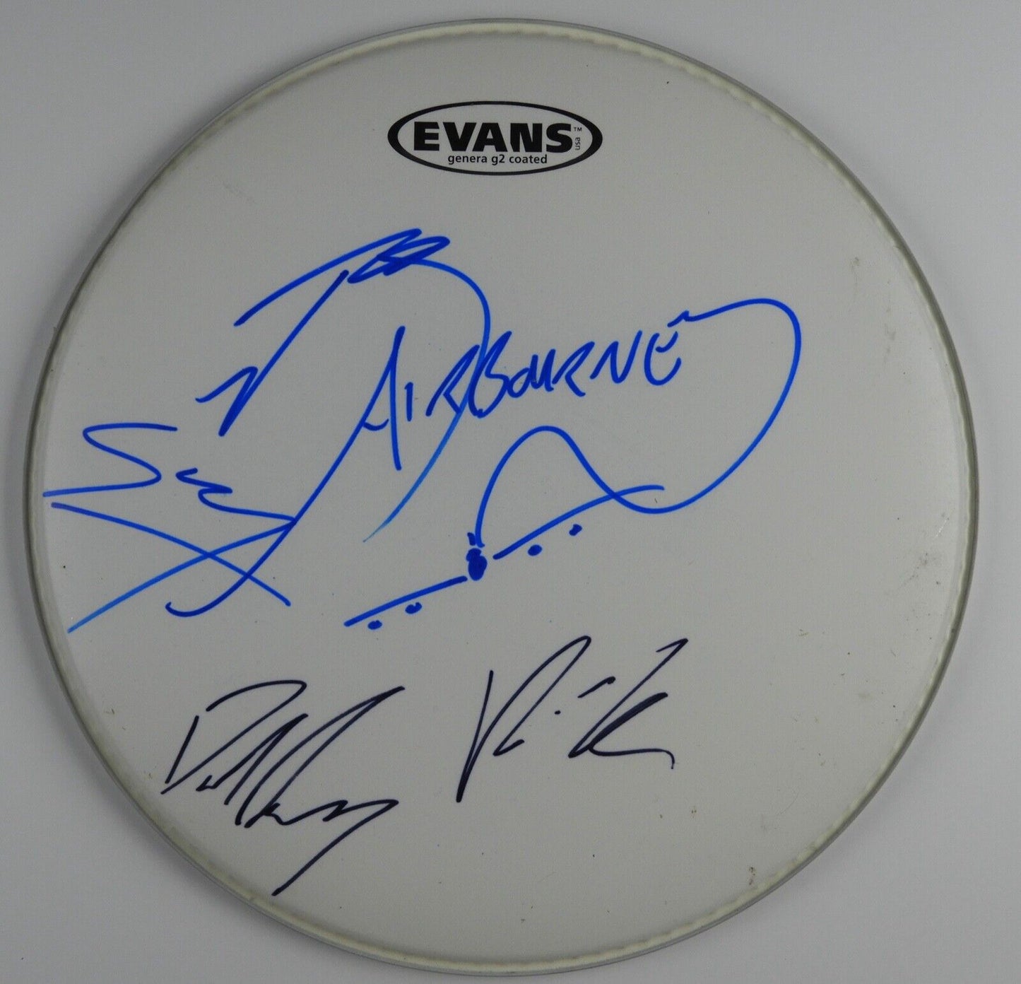 Airbourne Autograph Signed Drum Head REAL COA 13" Fully Signed