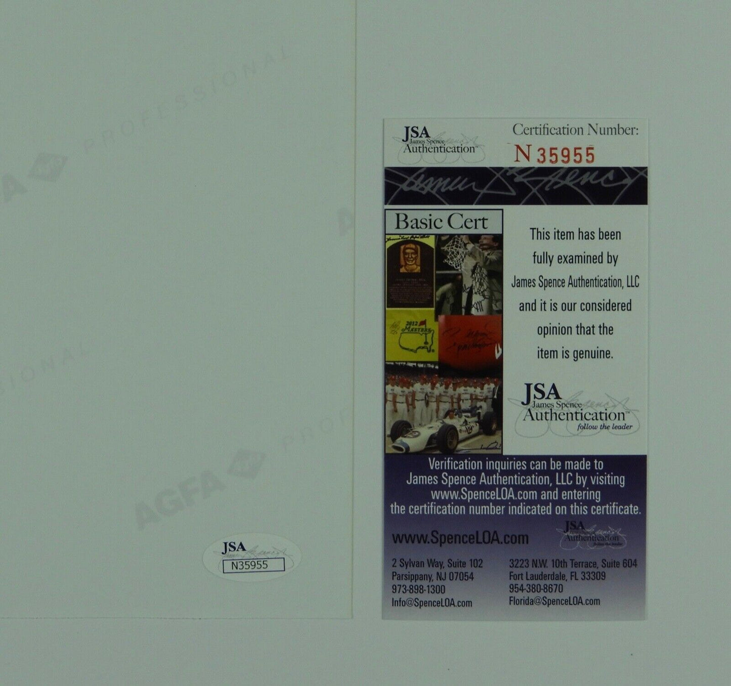 Frank Gorshin The Riddler Batman Autograph Signed 8 x 10 JSA COA