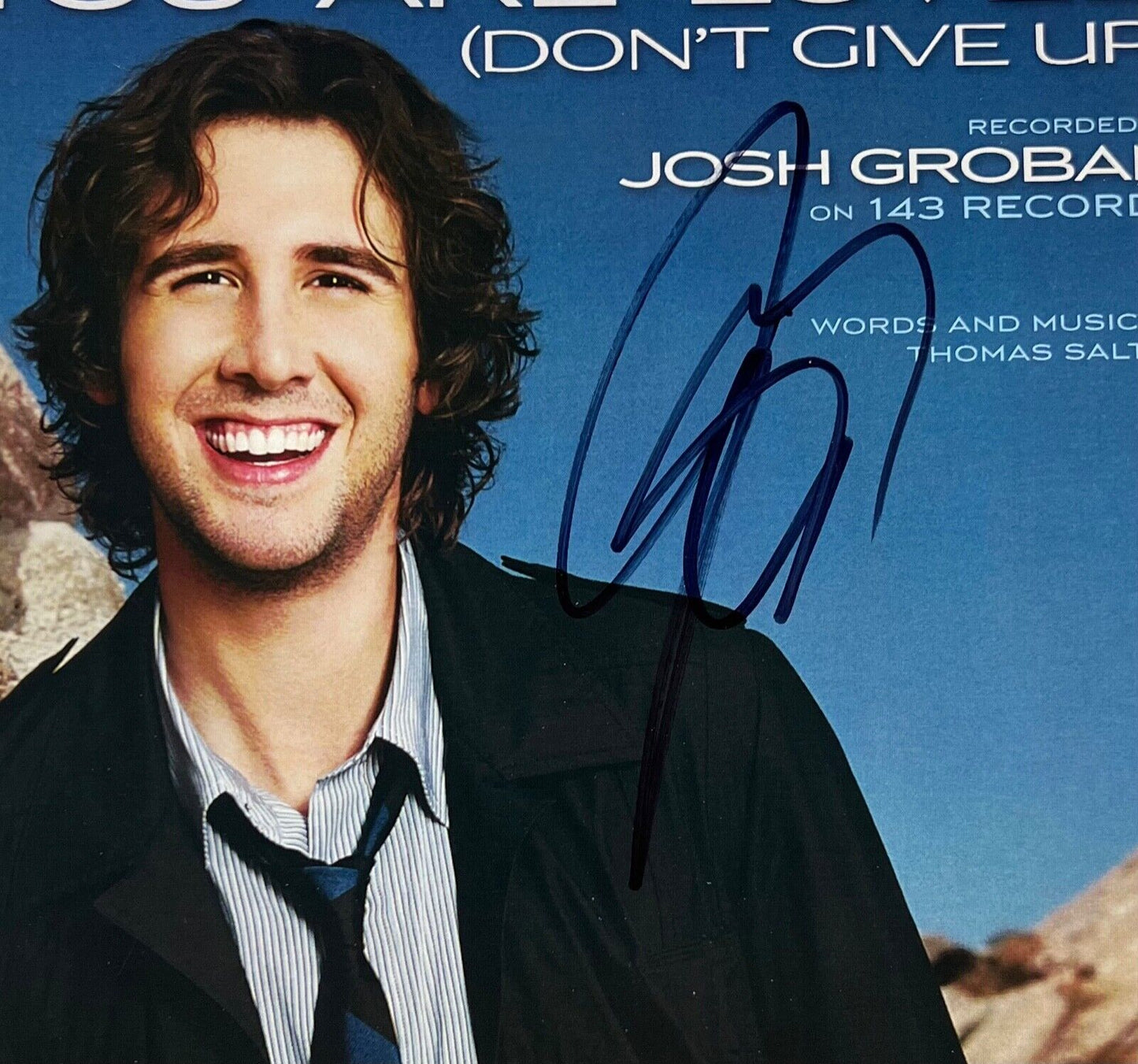 Josh Groban Signed JSA Autograph Sheet Music You Are Loved