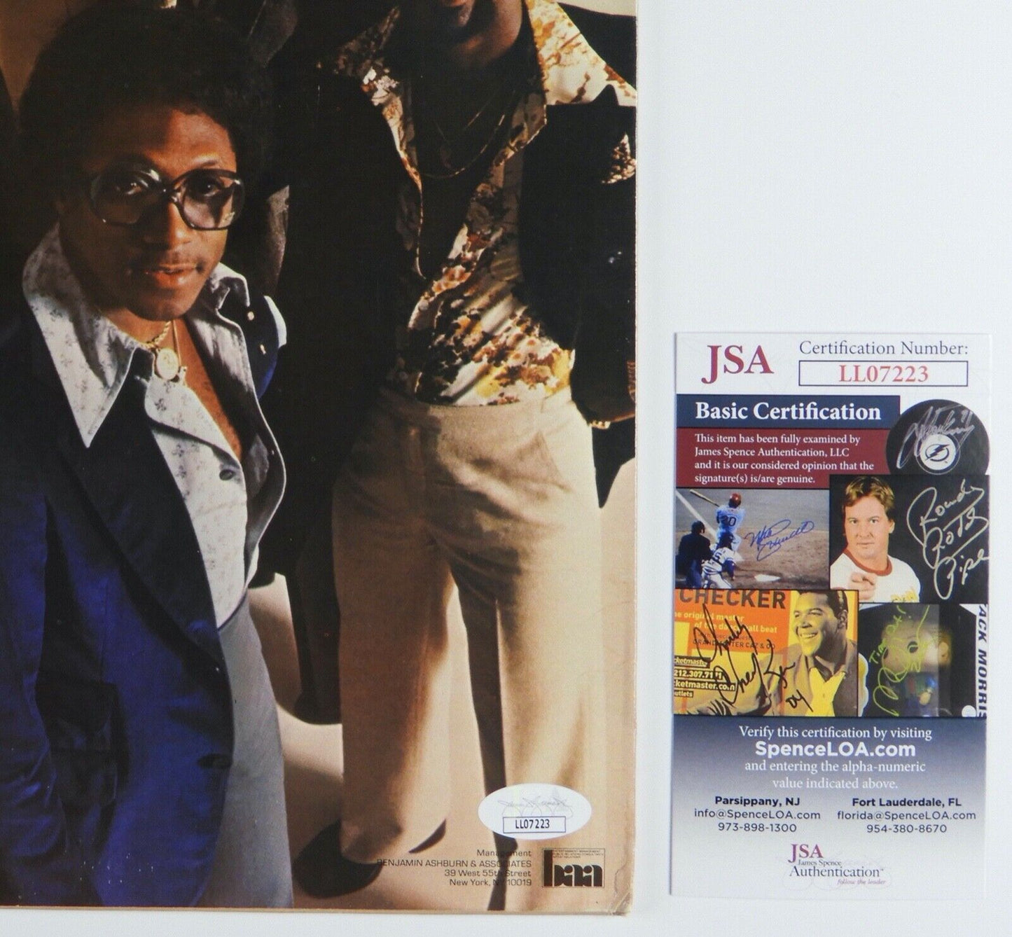 Lionel Richie Commodores JSA Signed Autograph Album Record Vinyl Natural High