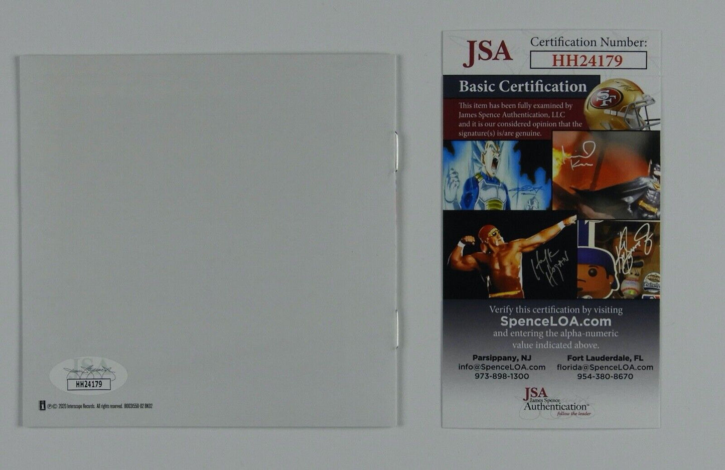 Selena Gomez Rare JSA Signed Autograph CD Booklet