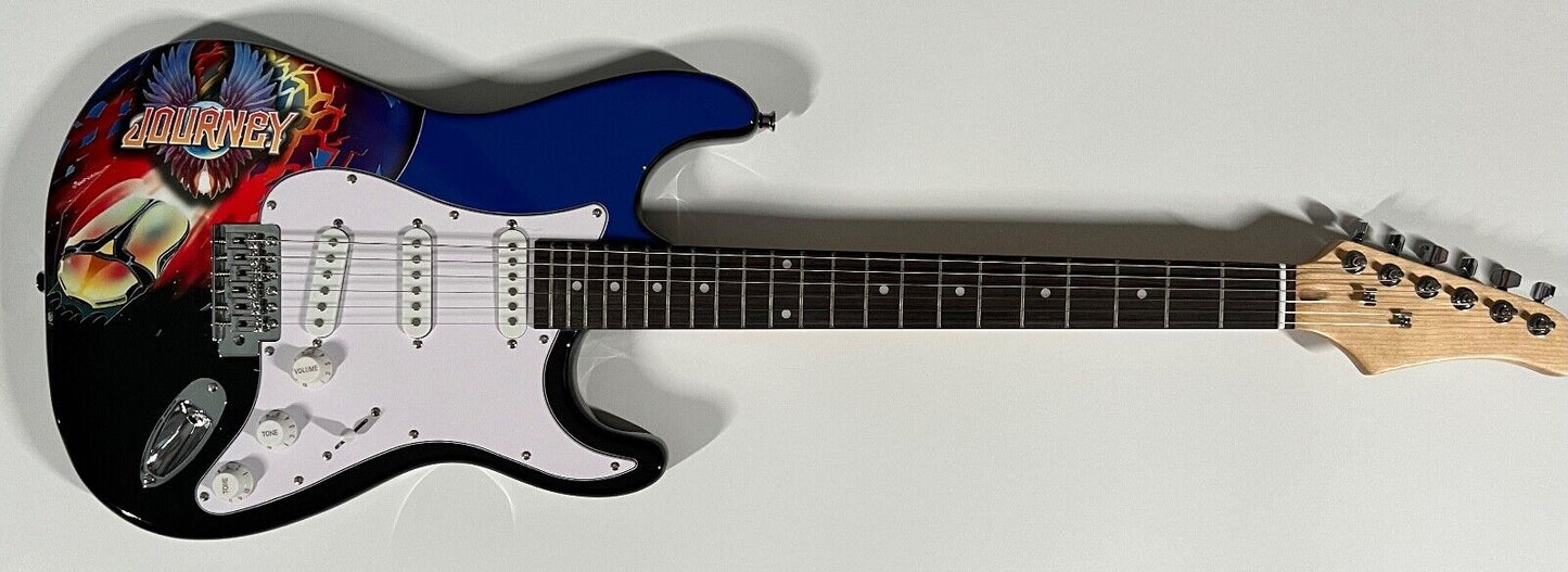 Journey Escape Stratocaster Guitar Custom Graphics Steve Perry