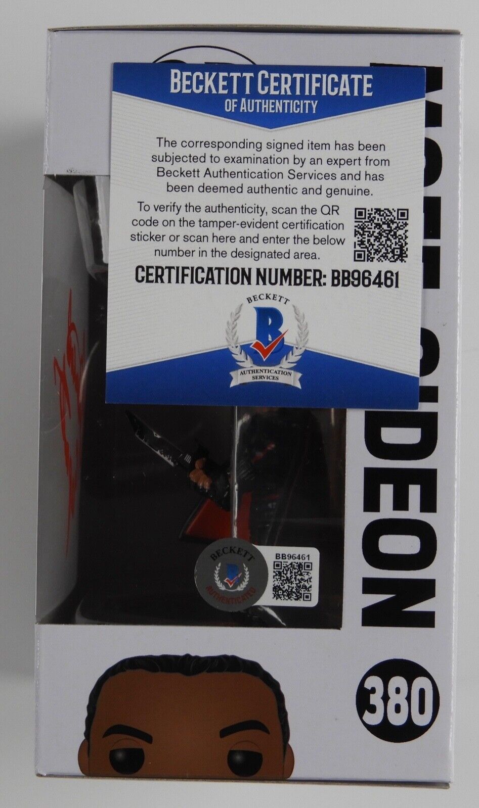 Giancarlo Esposito The Mandalorian Signed Autograph Beckett Funko Pop Gideon