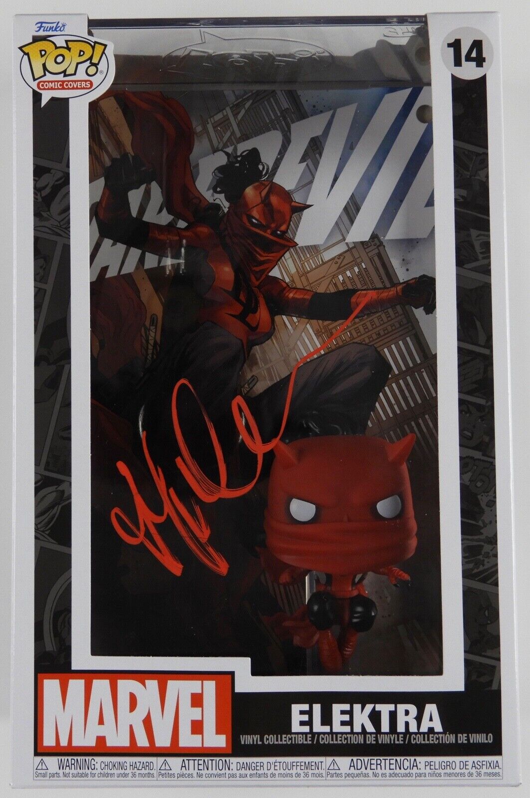 Jennifer Garner Elektra JSA Signed Autograph Funko Pop Comics #14