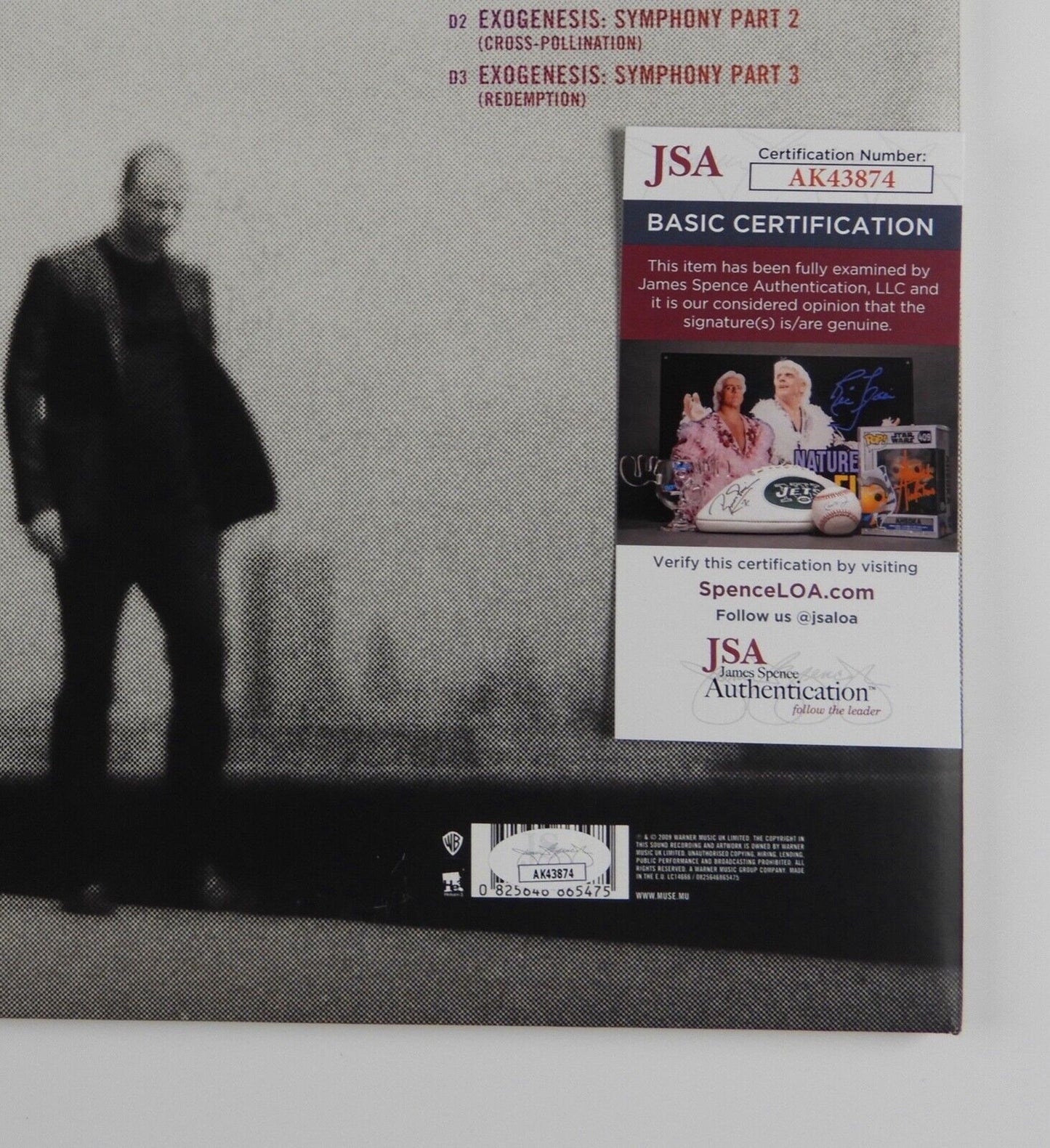 MUSE Matt Bellamy Dominic Howard JSA Signed Autograph Album