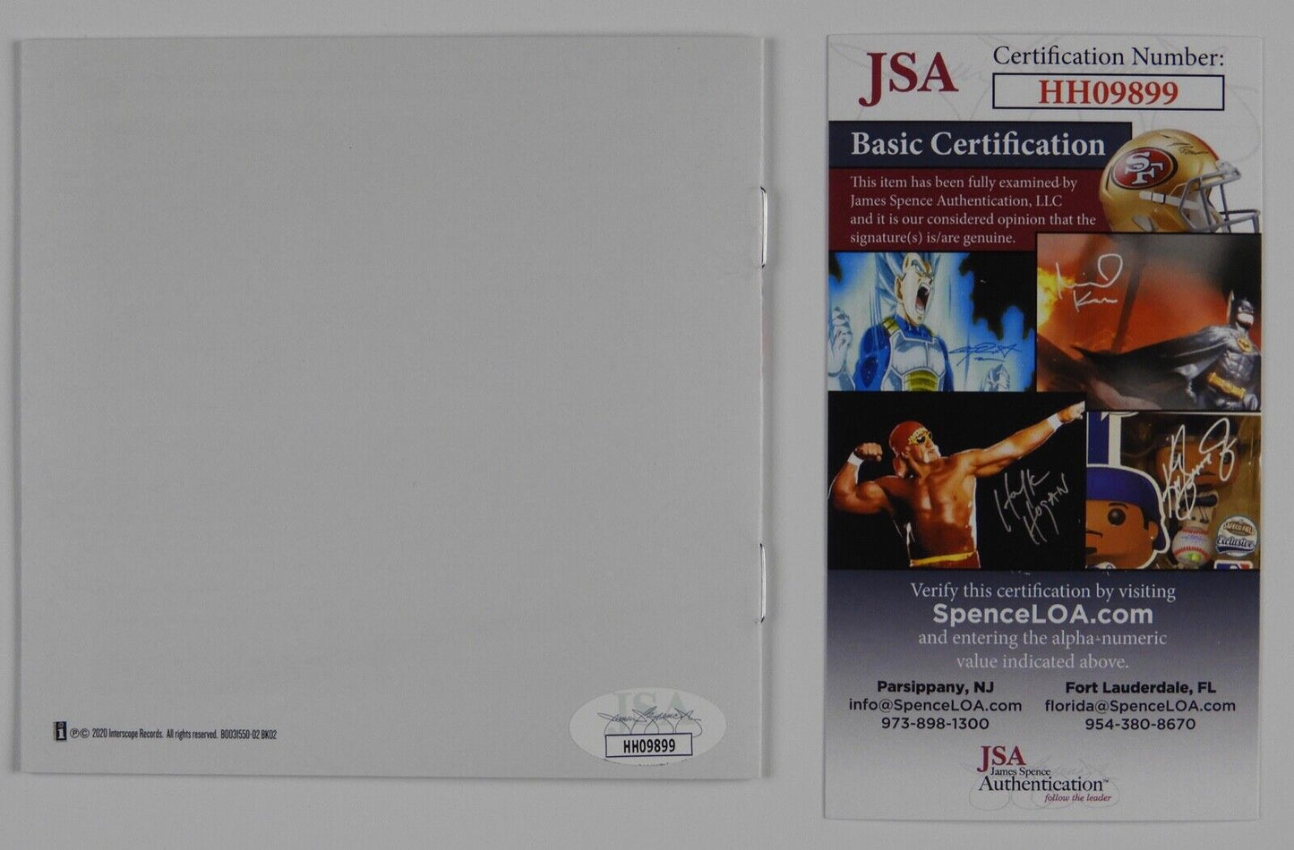 Selena Gomez Rare JSA Signed Autograph CD Booklet