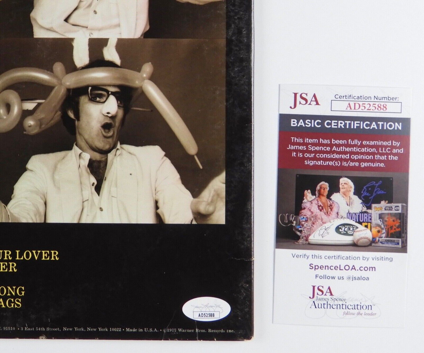 Steve Martin JSA Autograph Signed Album Record Vinyl Let's Get Small