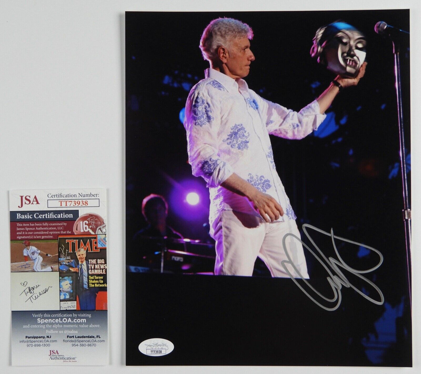 Dennis DeYoung Signed Autograph JSA COA Styx 8 x 10 photo