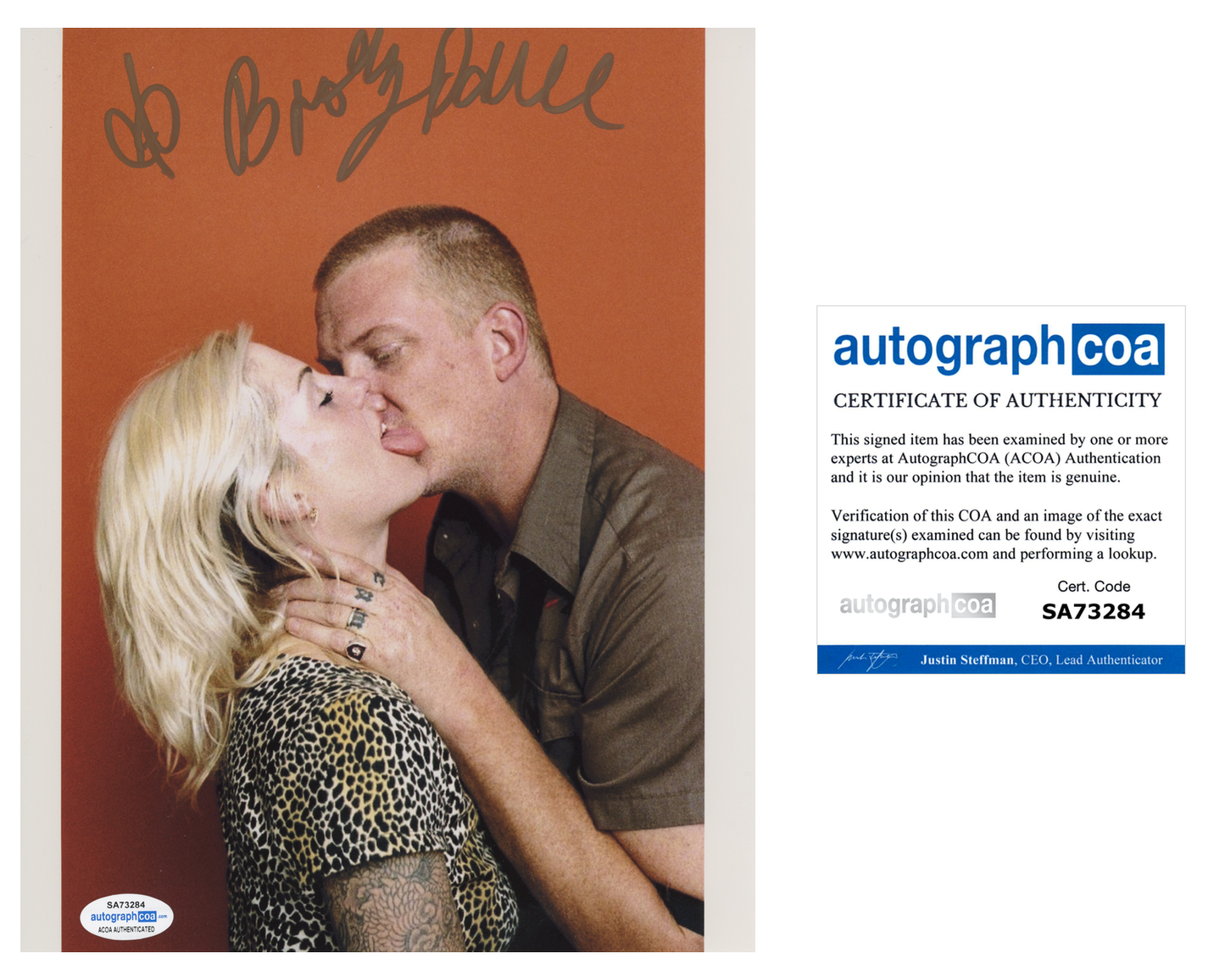 Brody Dalle Signed ACOA Signed Autograph 8 x 10 Photo