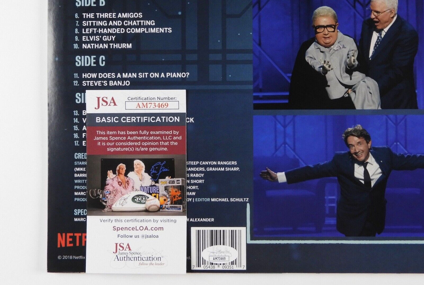 Steve Martin Martin Short JSA Signed Autograph Album Record Soundtrack