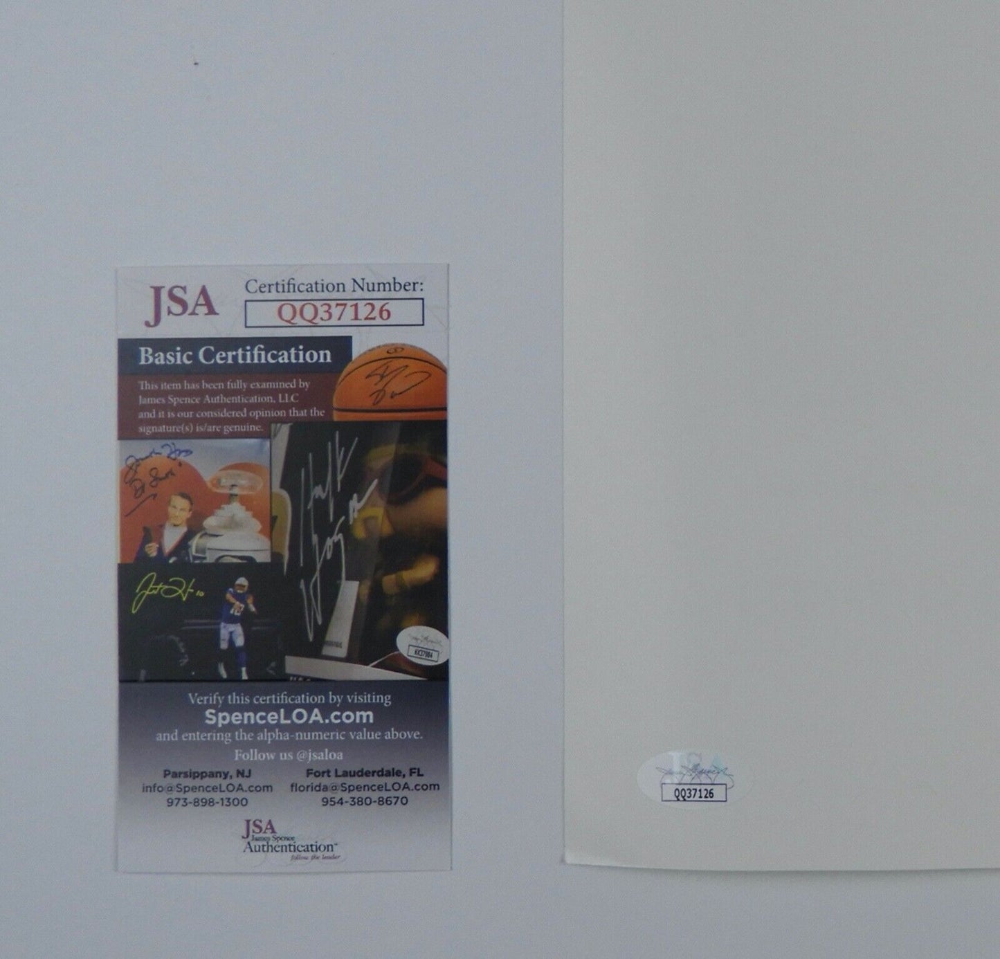 Payne Stewart Lee Trevino Chris Johnson JSA Autograph Signed Golf Poster