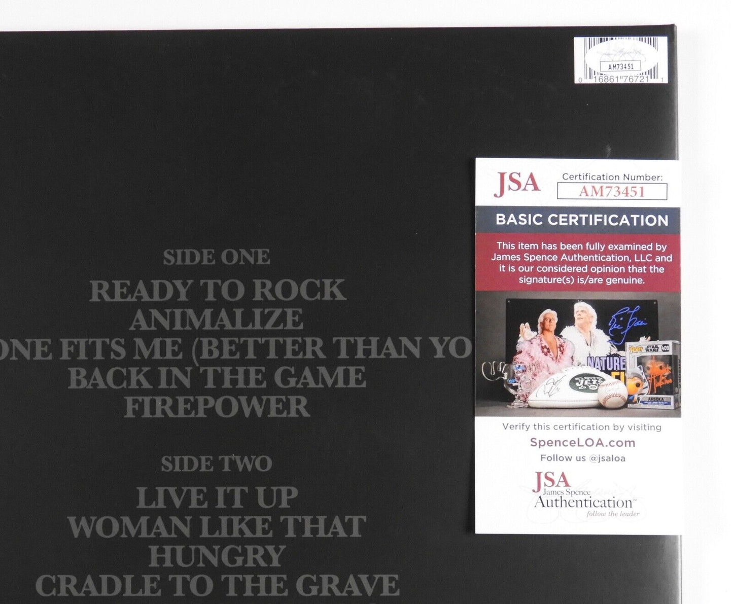 Airborne JSA Signed Autograph Record Vinyl Rik Emmett