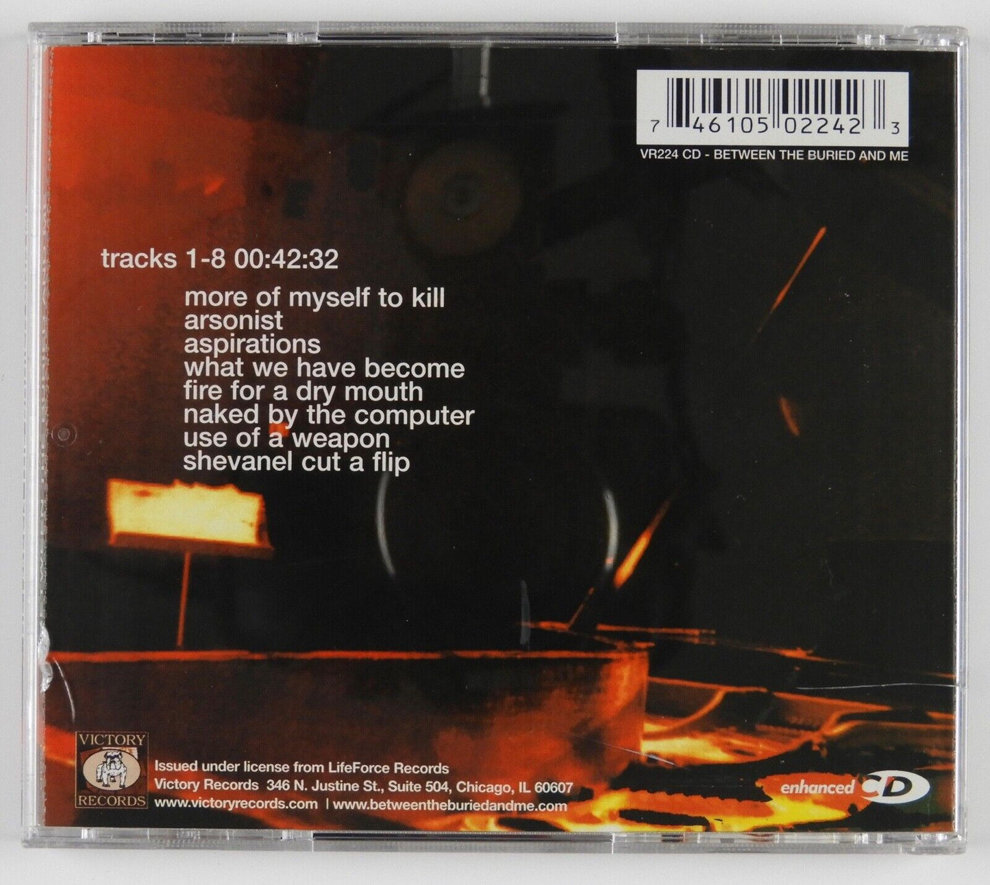 Between The Buried And Me signed autograph CD