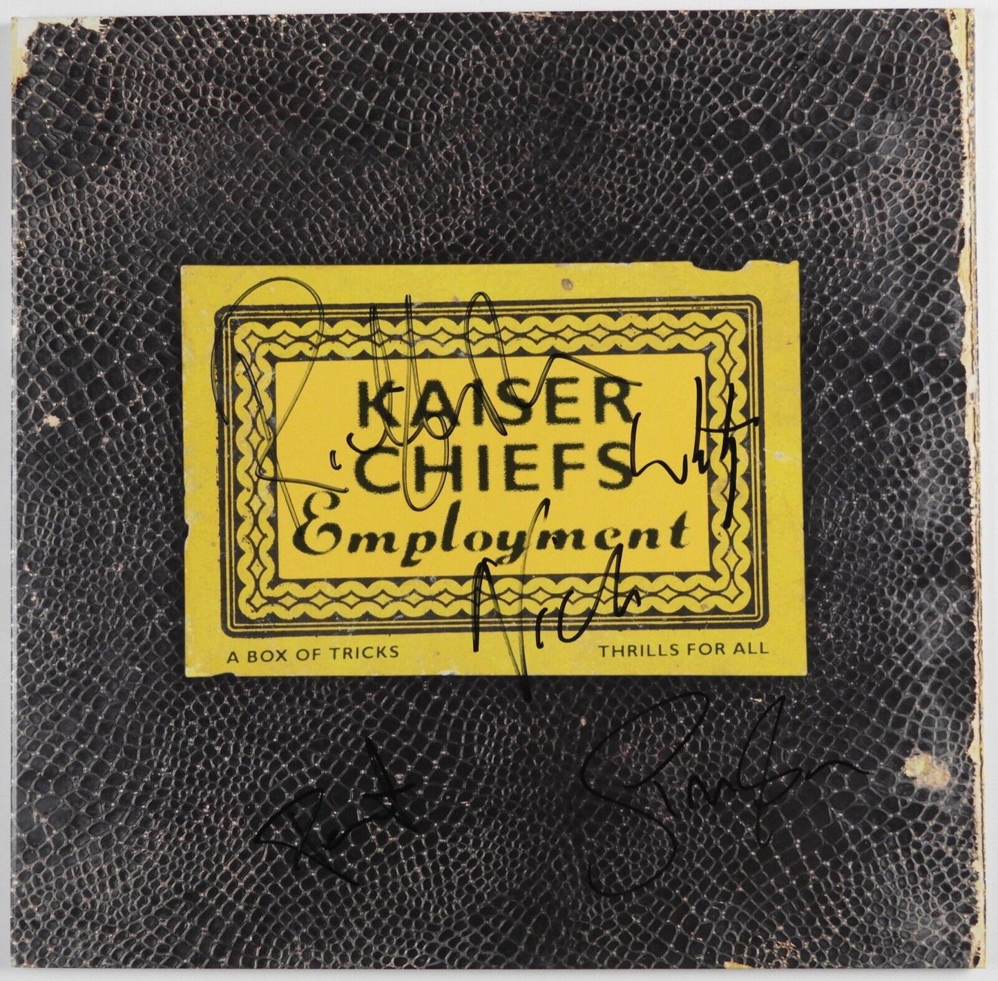 Kaiser Chiefs JSA Signed Autograph Album Vinyl Record Employment