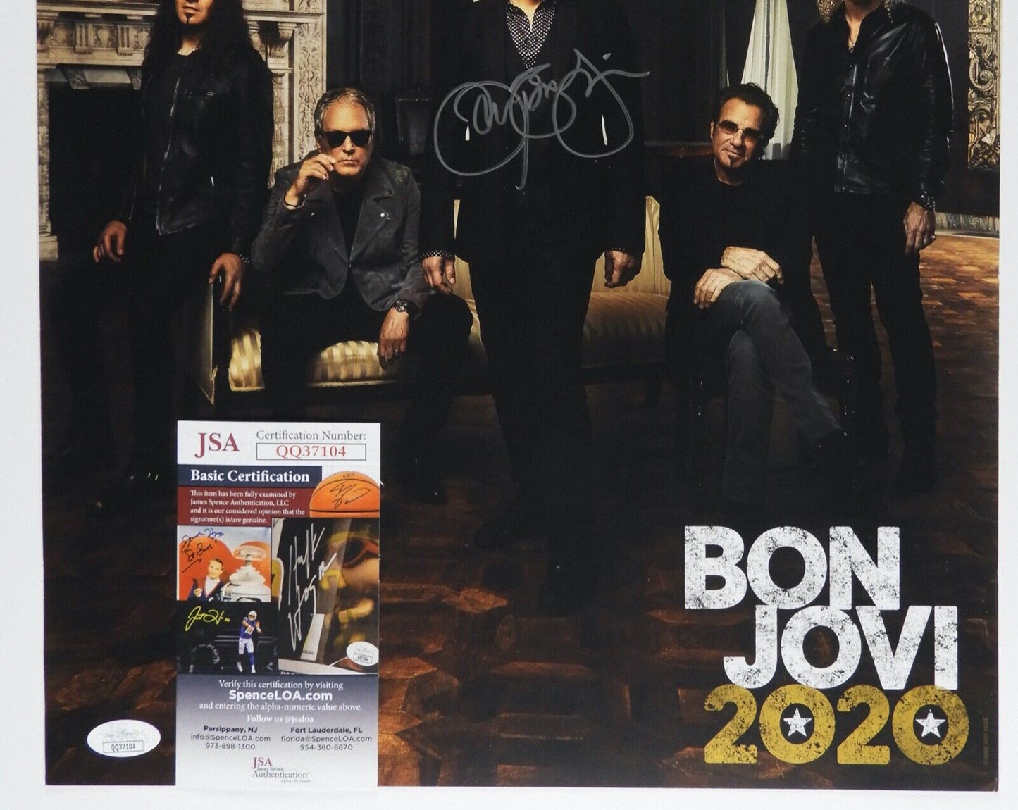 Jon Bon Jovi JSA Signed Autograph Poster Lithograph 2020 13" x 19"