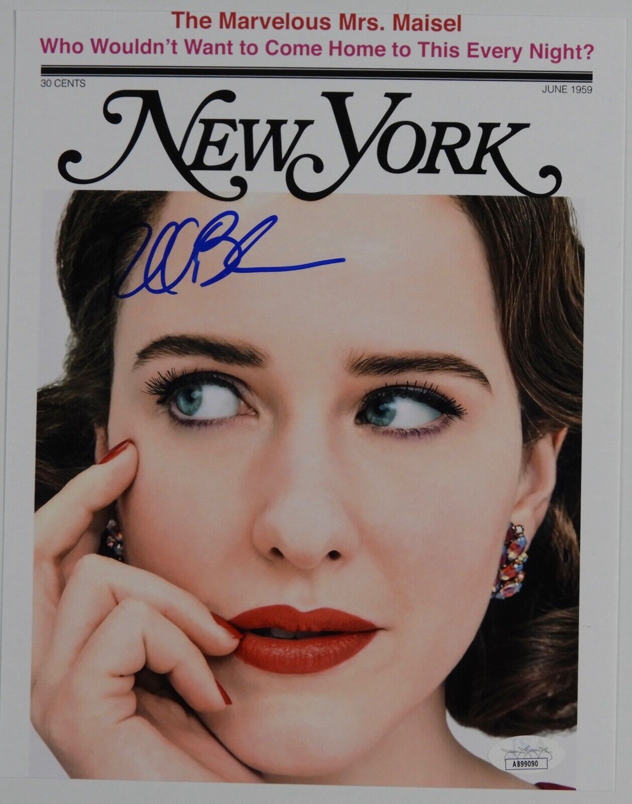 Rachel Brosnahan JSA Signed Autograph Photo 8 x 10 The Marvelous Mrs. Maisel