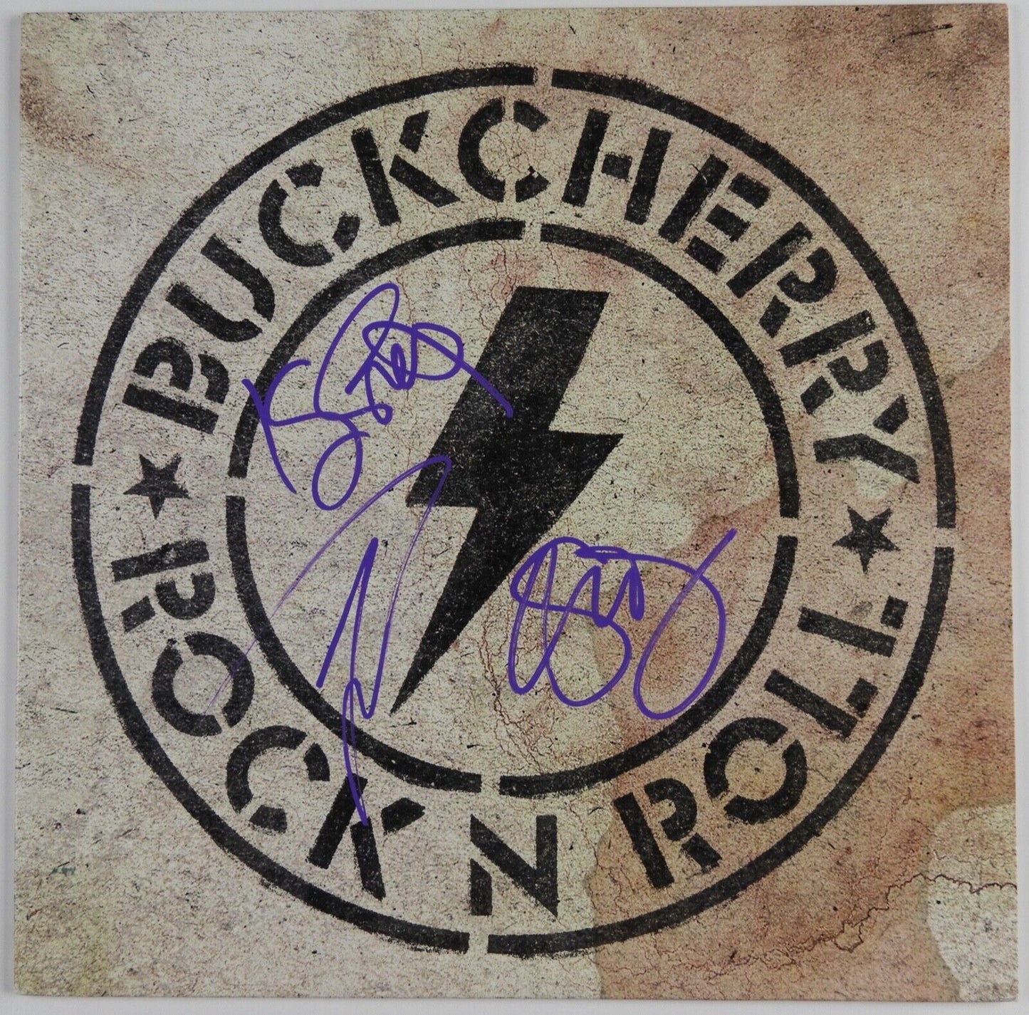 Buckcherry JSA Signed Autograph Album Record Album Vinyl Rock n Roll