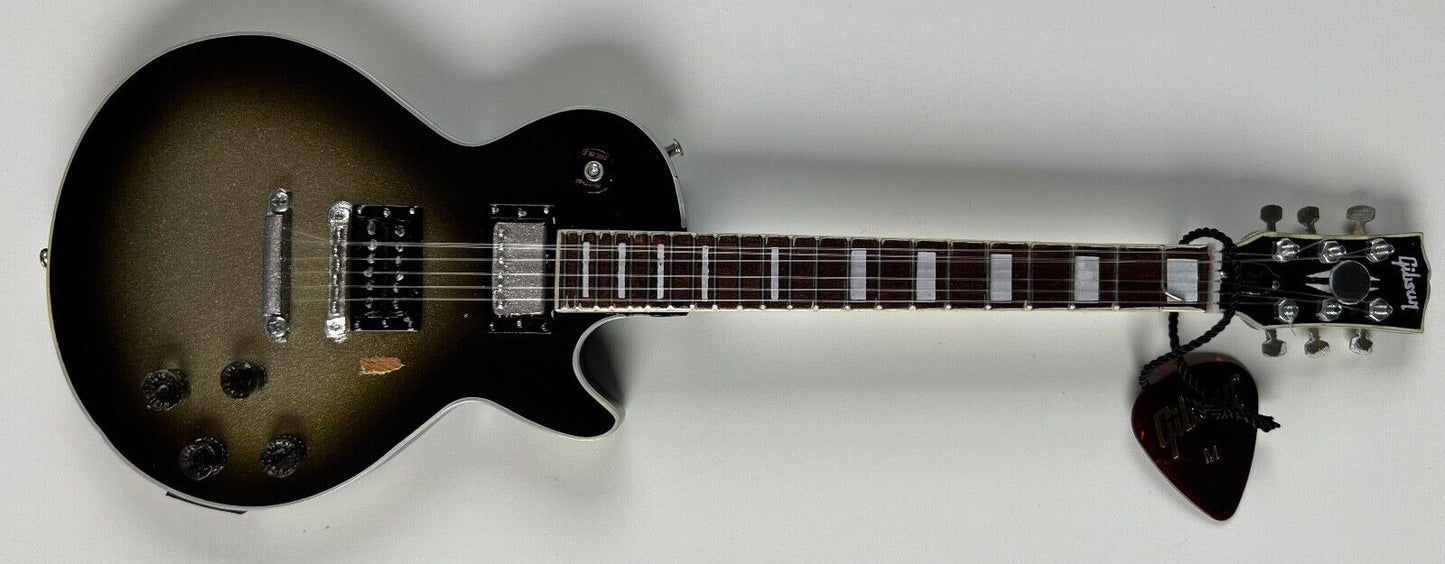 Adam Jones TOOL Autograph Signed Mini Guitar Axe Heaven 1:4 Scale Gibson
