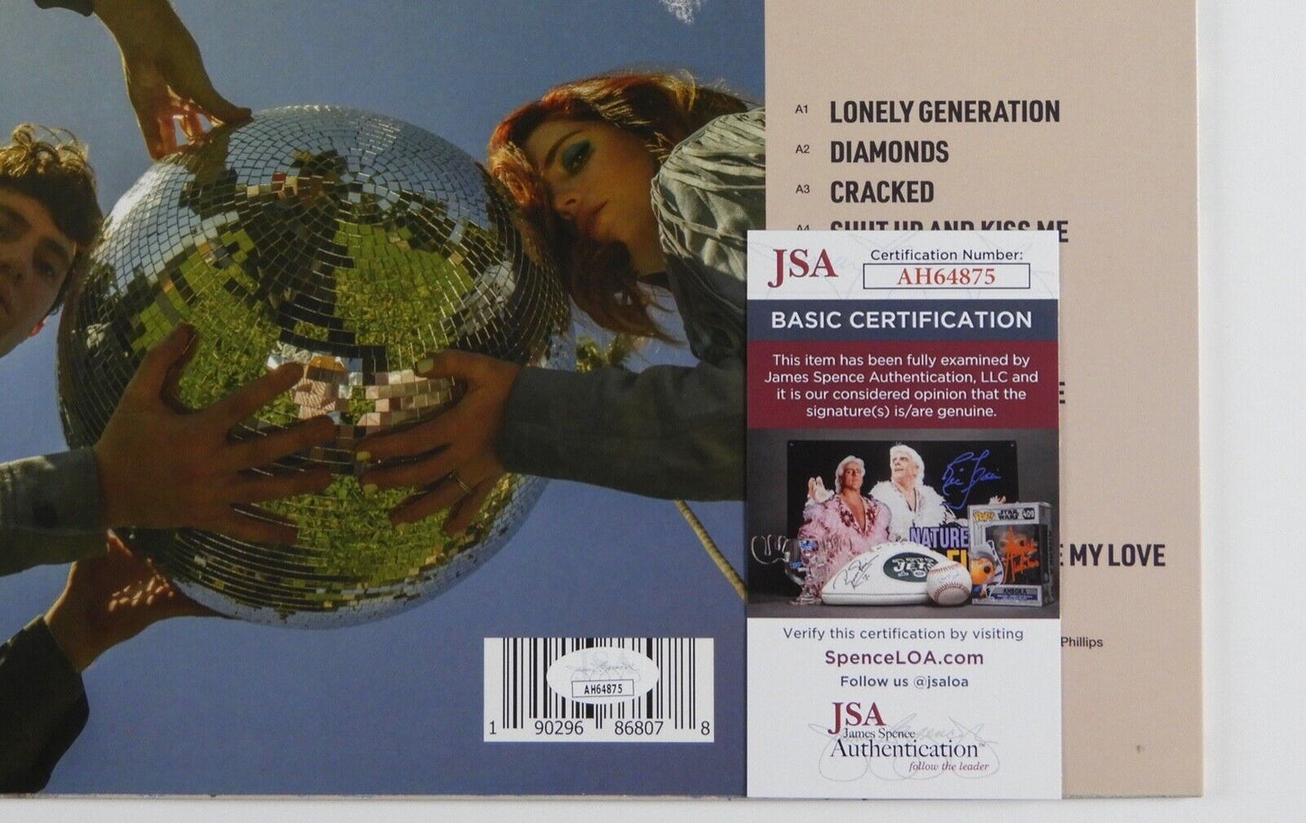 Echosmith JSA Signed Autograph Album Vinyl Record Lonely Generation