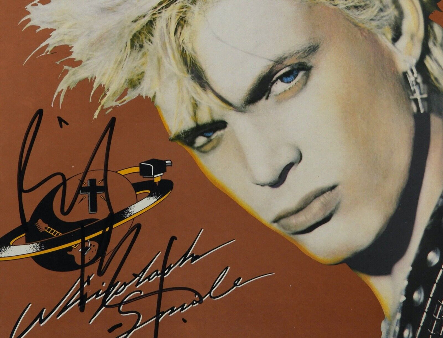 Billy Idol Signed JSA Autograph Album Record Whiplash Smile