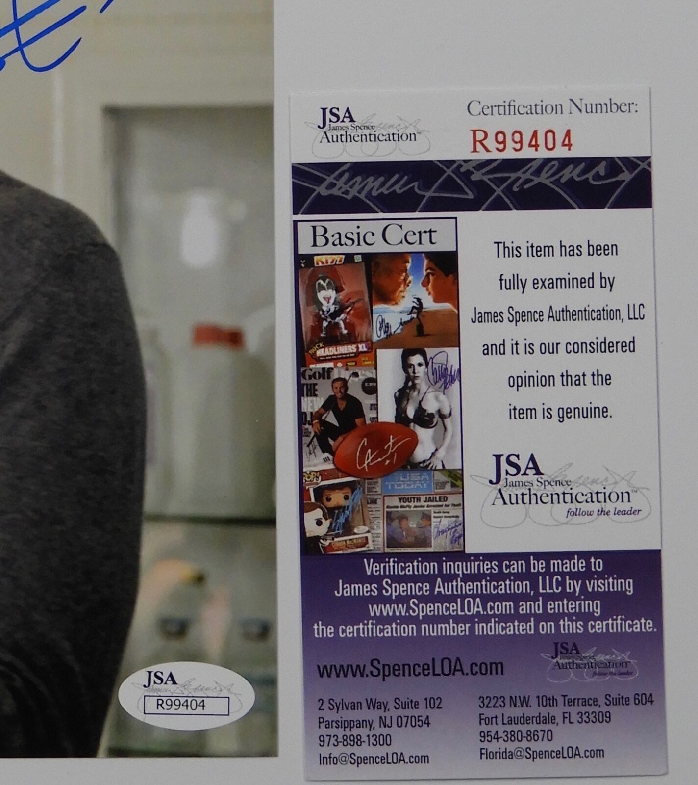 Simon Quarterman Autograph Signed 8 x 10 JSA COA