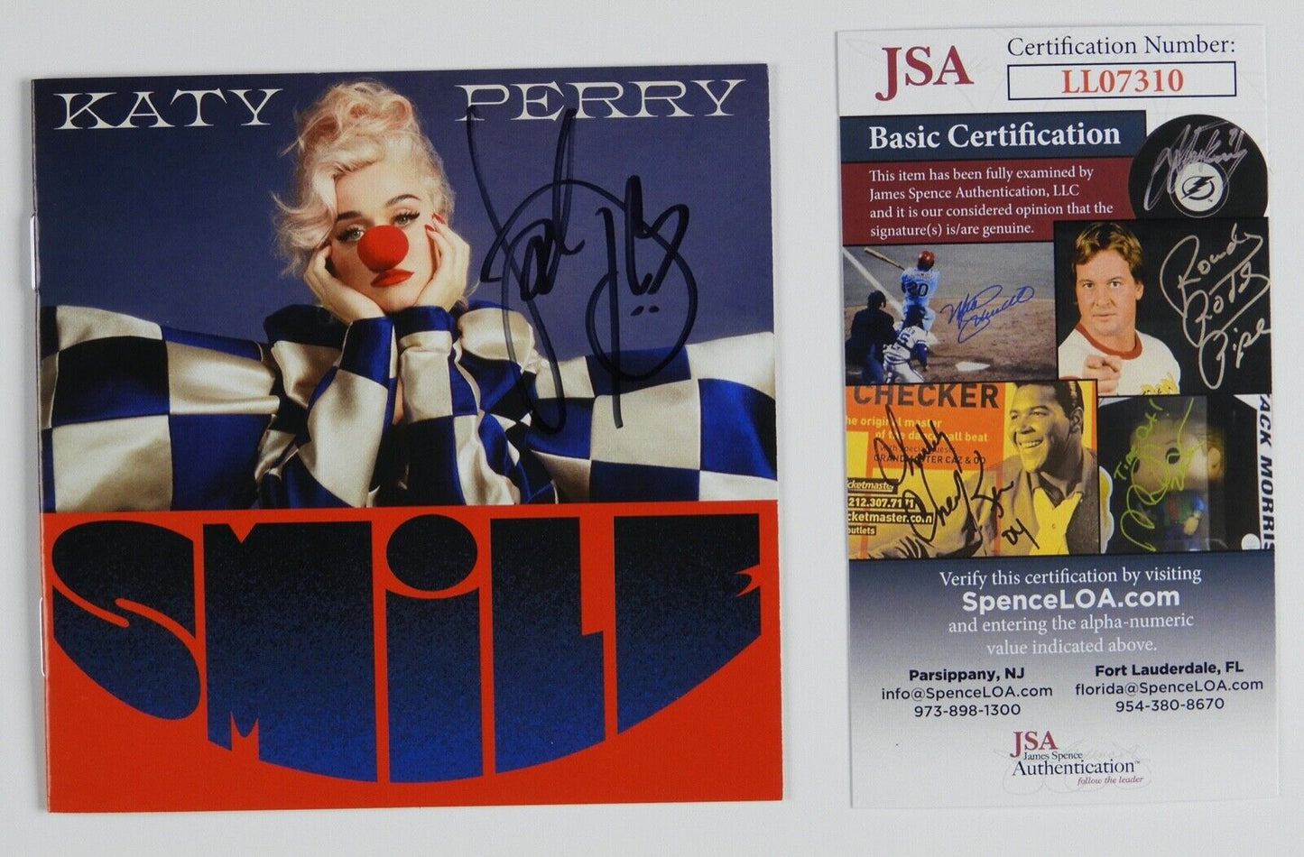 Katy Perry JSA Signed Autograph CD Booklet Smile Includes CD