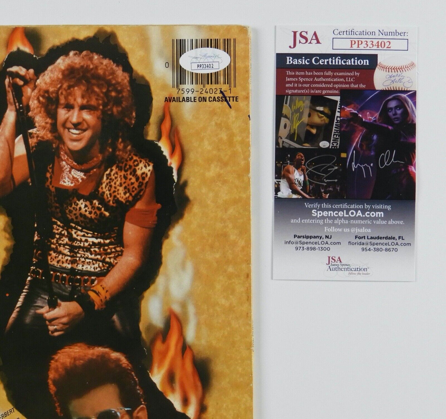 HSAS Sammy Hagar Neal Schon JSA Signed Autograph Album Record LP