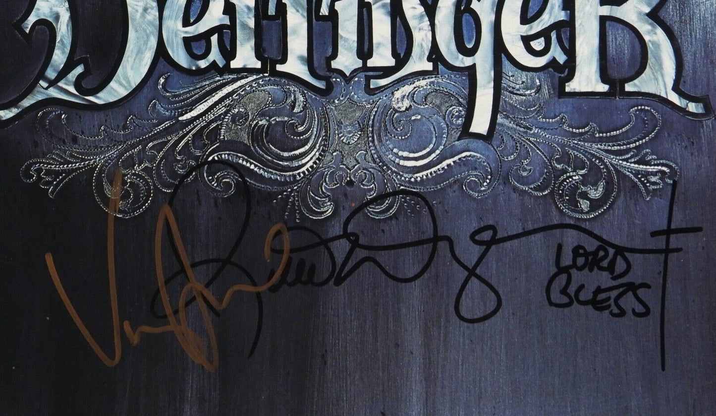 Rick Derringer JSA Signed Autograph Album Vinyl Record Vinny Appice
