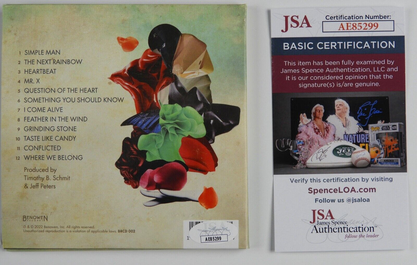 Timothy B. Schmit JSA signed autograph CD Day By Day Eagles