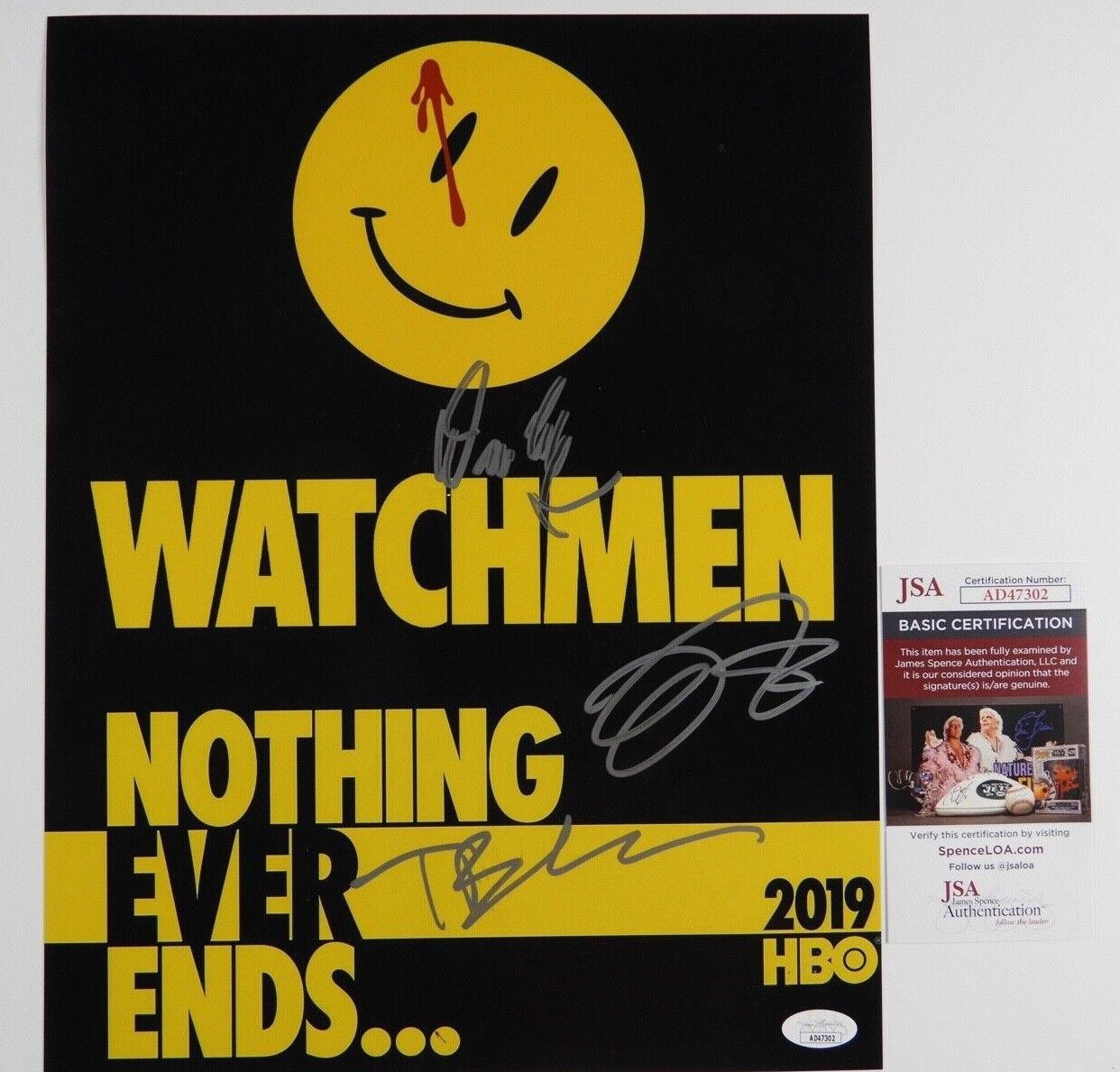 Yahya Abdul-Mateen II JSA Signed Autograph Photo 11 x 14 Watchmen Tim Blake