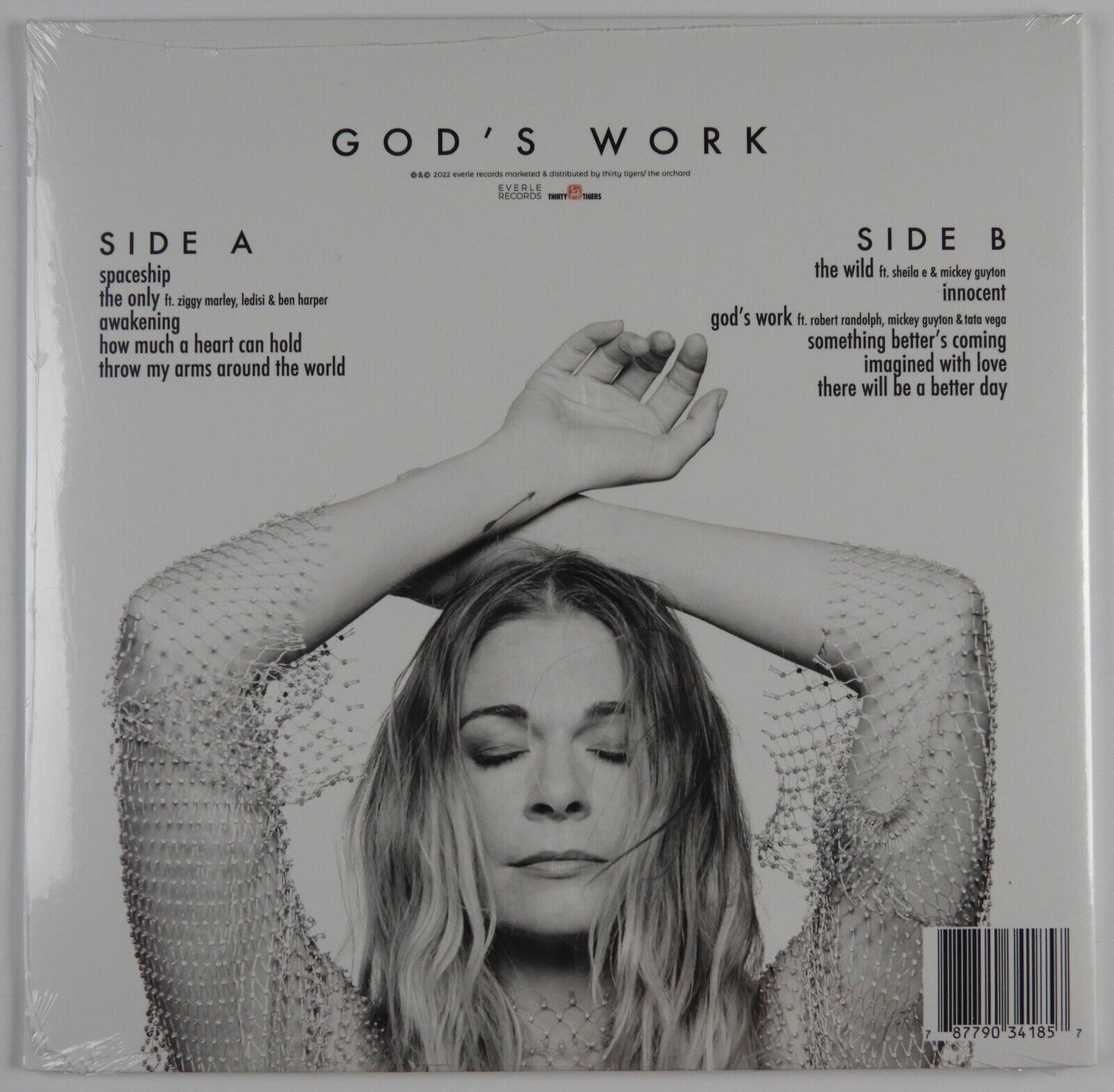 Leann Rimes Signed God's Work Signed Autograph Album Vinyl Record