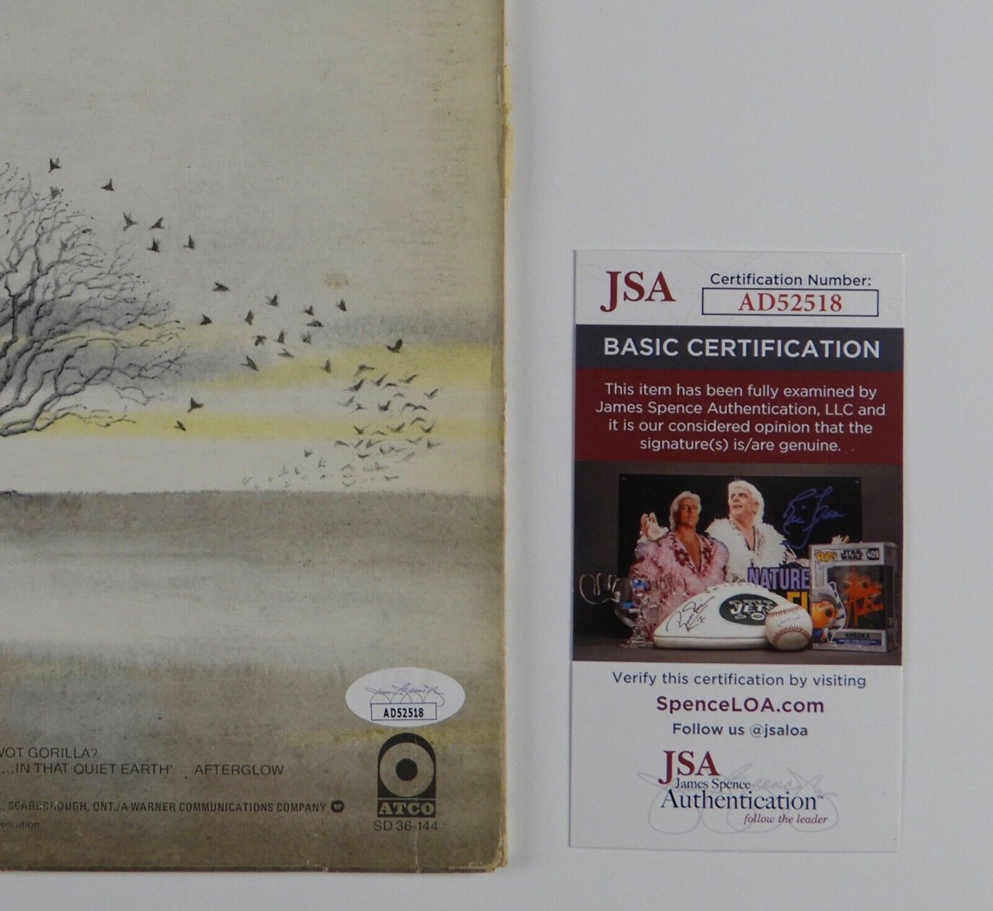 Steve Hackett Genesis Signed JSA Autograph Album Record Vinyl