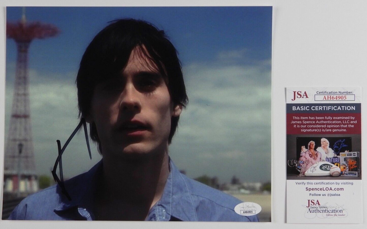 Jared Leto JSA Signed Autograph 8 x 10 photo Requiem For A Dream