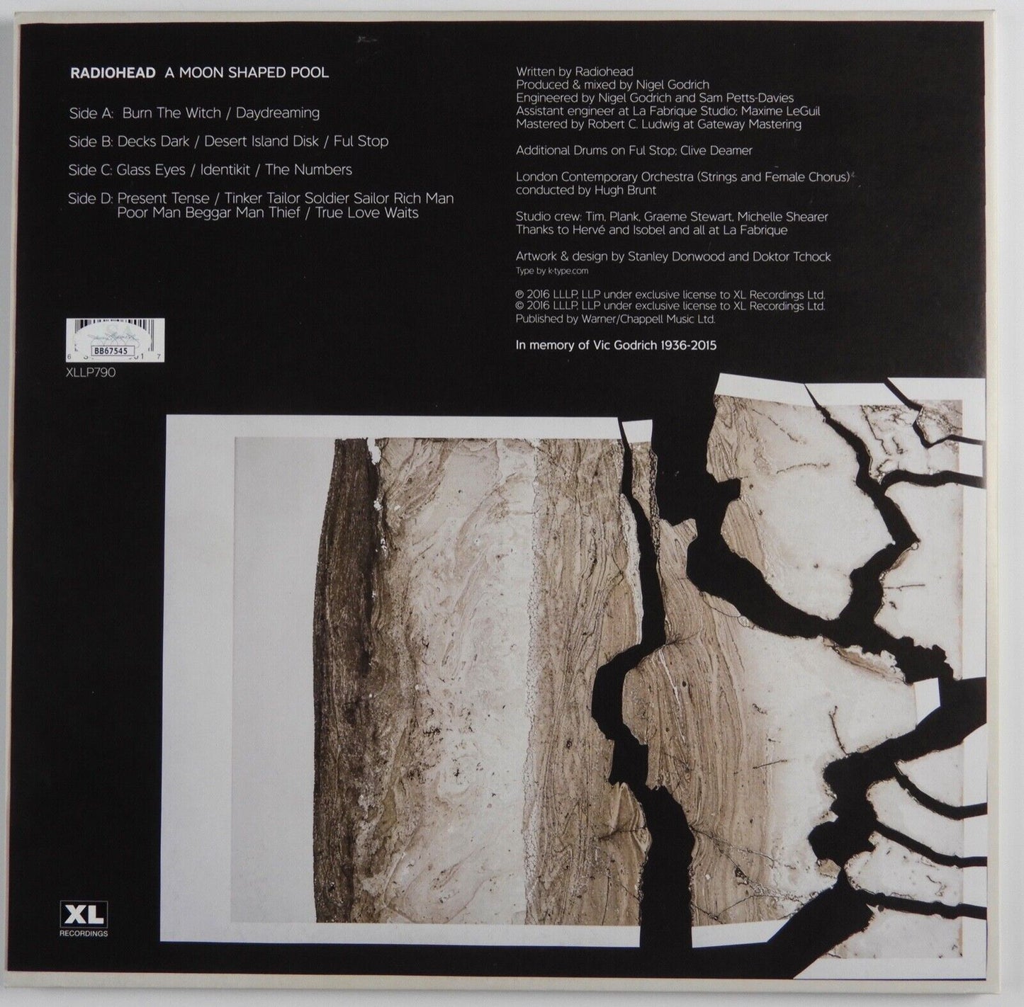 Radiohead Signed Autograph JSA Record Album Vinyl A Moon Shaped Pool