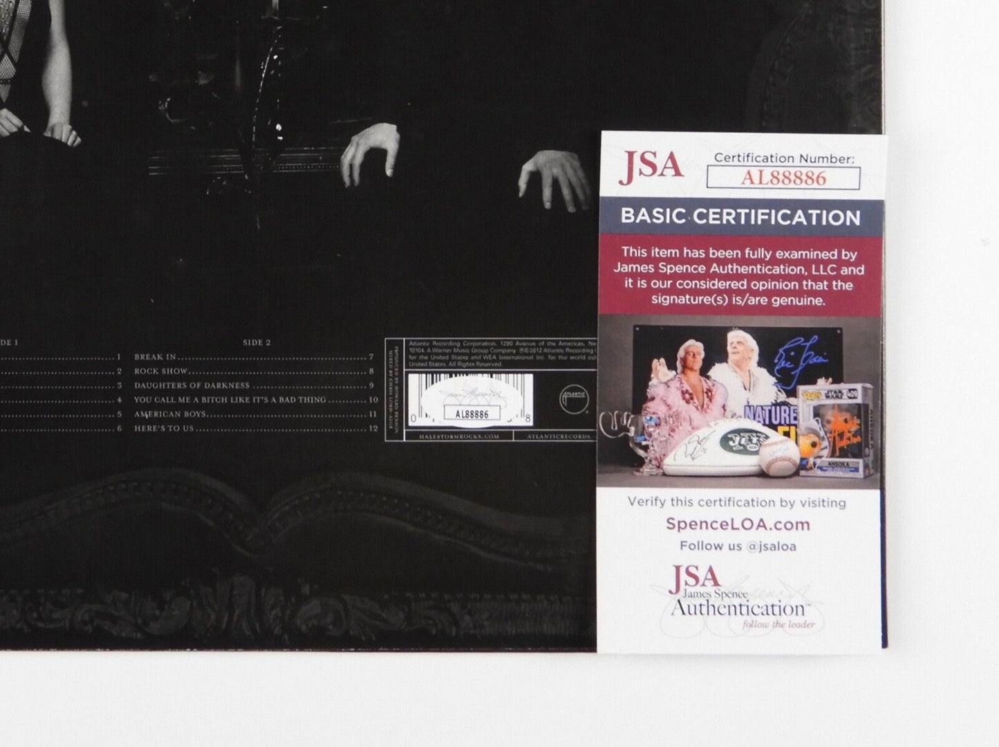 Halestorm JSA Autograph Signed Record Album The Strange Case Of...