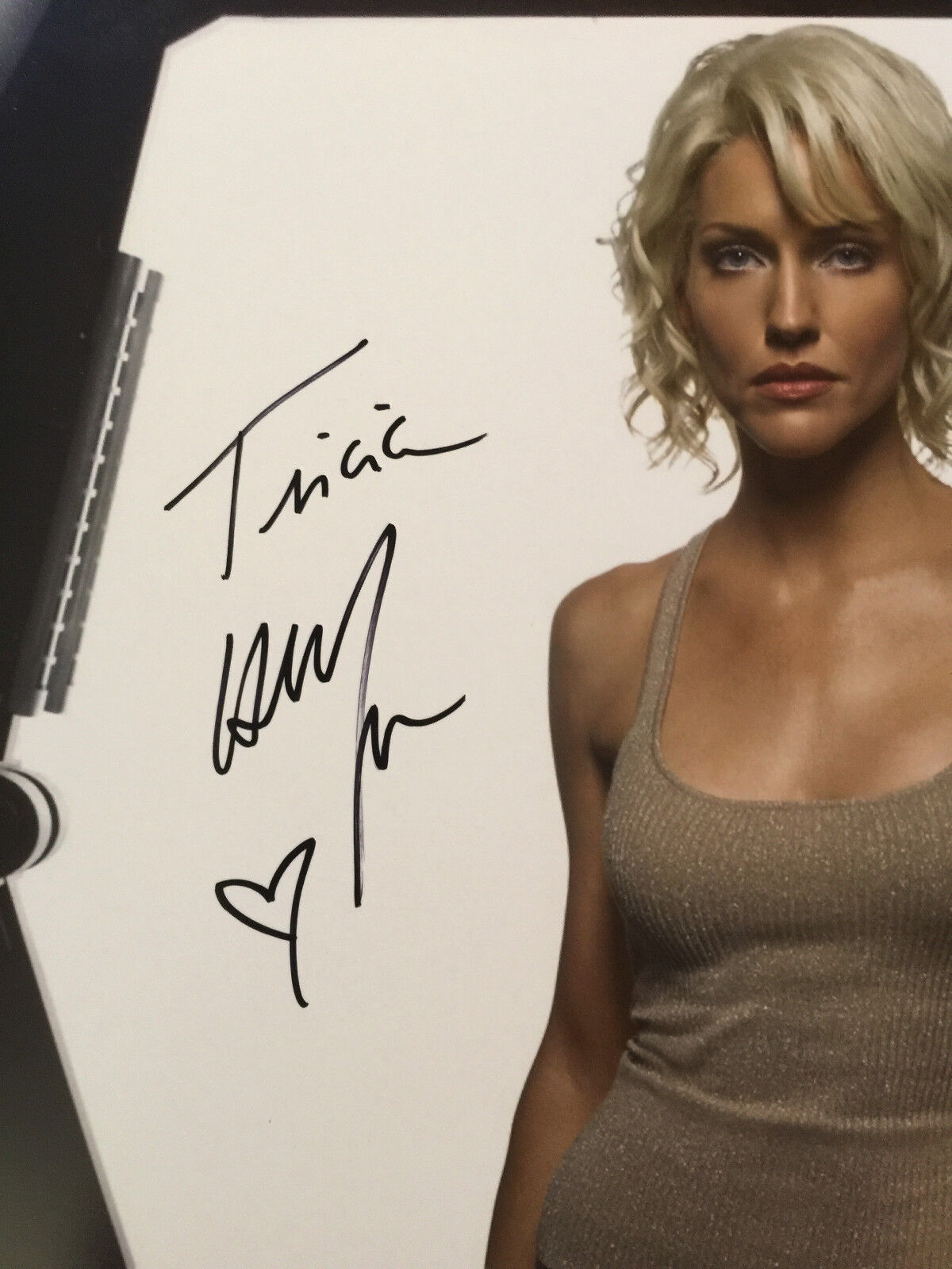 Tricia Helfer Battlestar Galactica Autograph Signed Photo JSA 11 x14 #1
