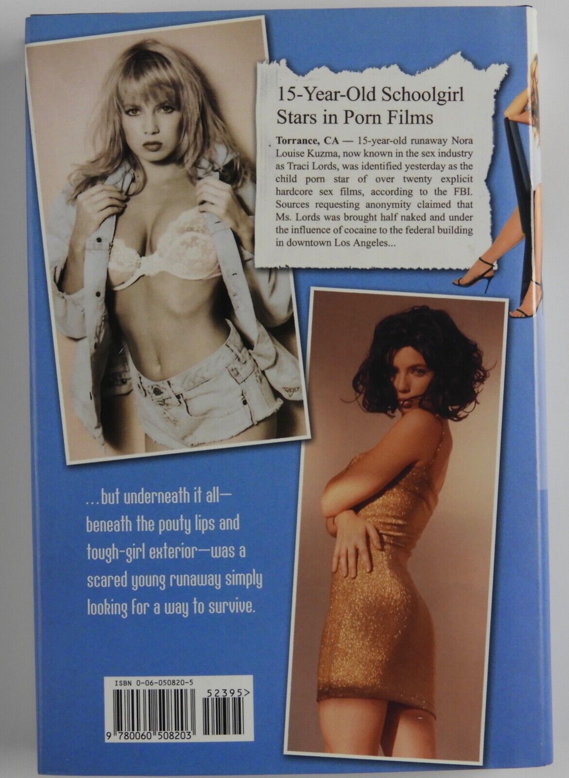 Traci Lords JSA Autograph Signed Book Underneath It All First Edition
