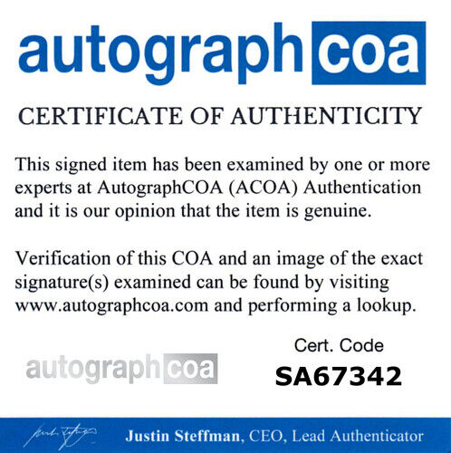 Alexandria Ocasio-Cortez AOC Autograph Signed Photo ACOA COA