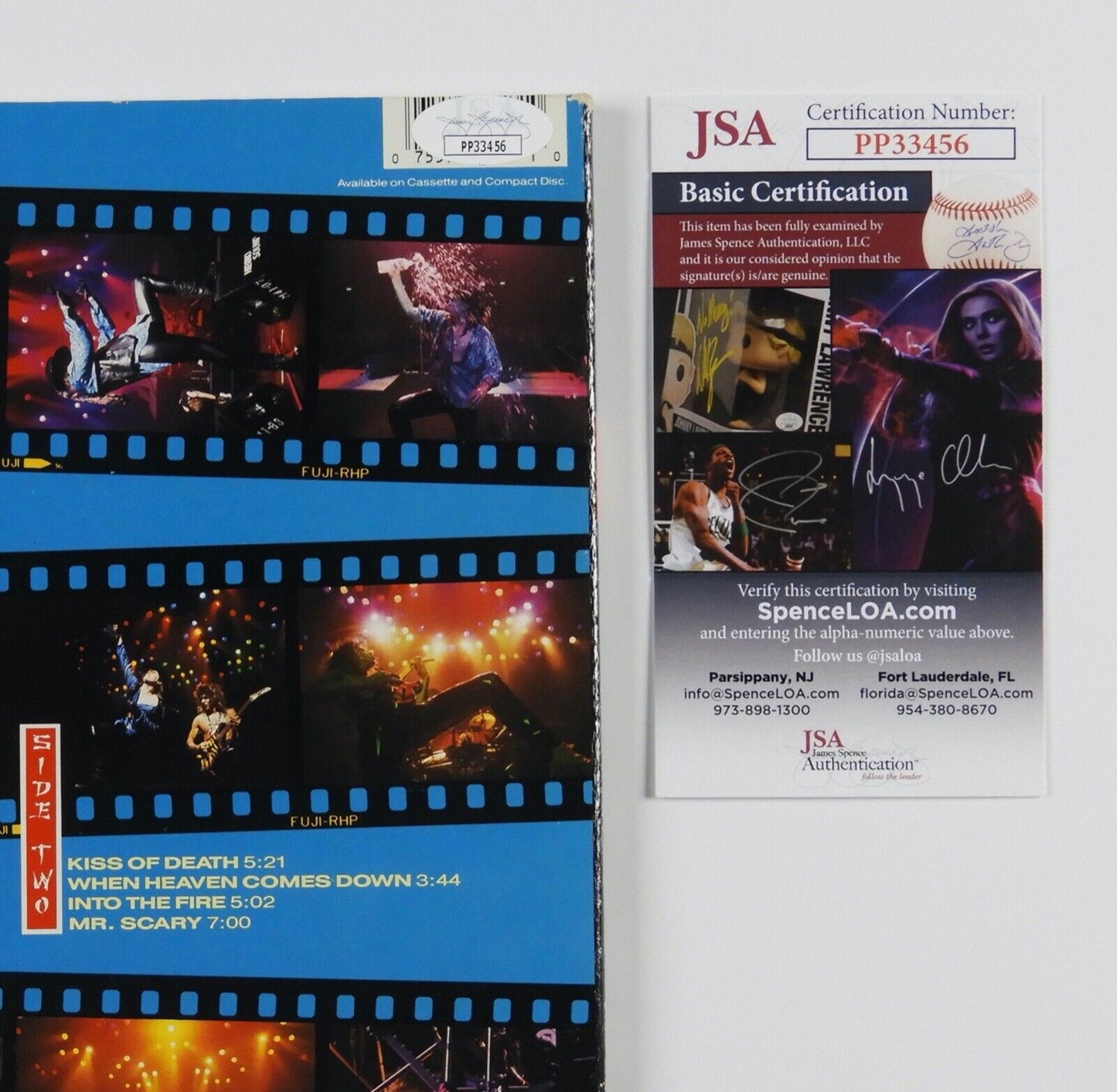 Dokken JSA Signed Autograph Album Record LP Wild Mick Brown Jeff Plison George