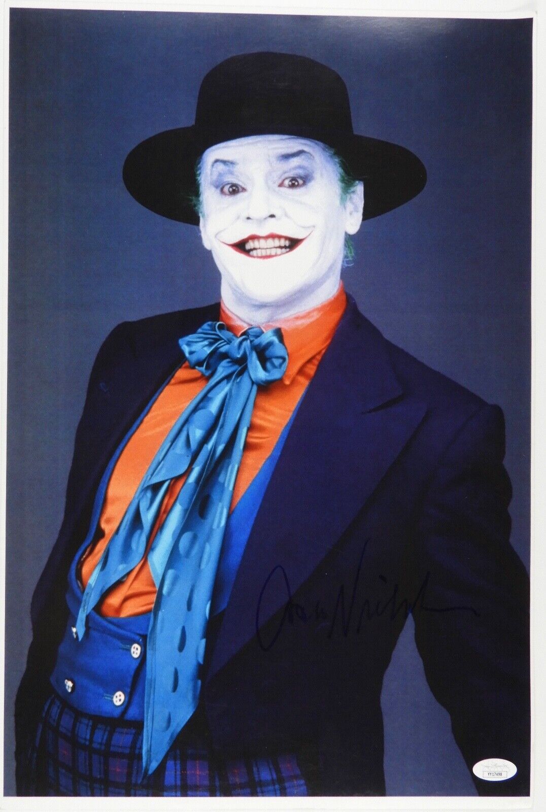 Jack Nicholson Batman The Joker JSA Autograph Signed 11 x 17 Photo