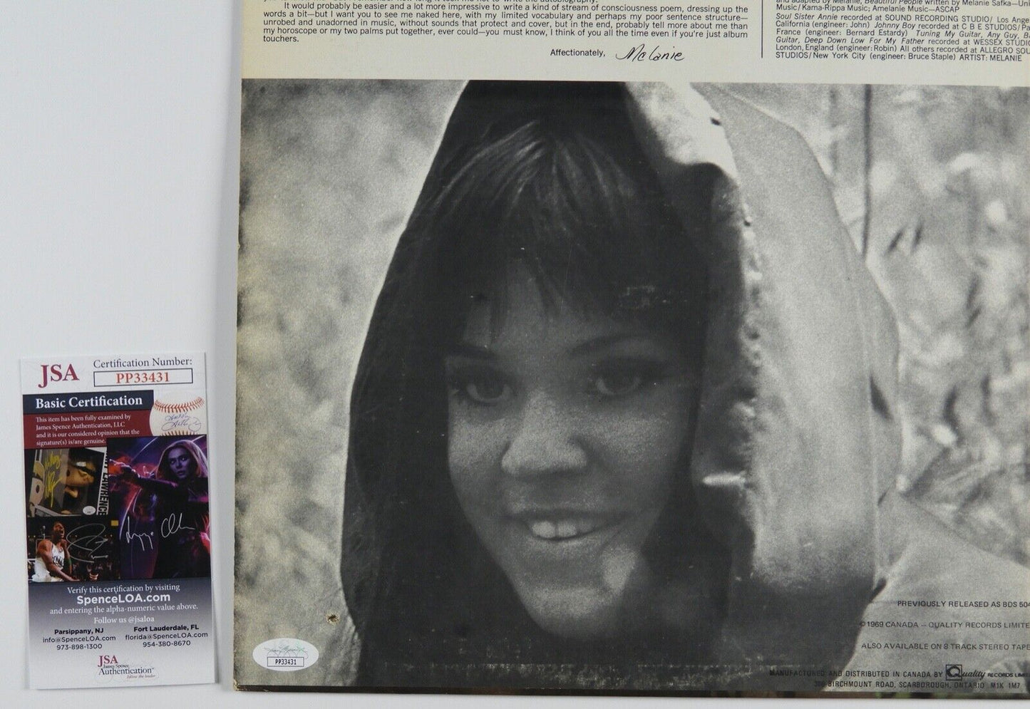 Melanie JSA Signed Autograph Album Record