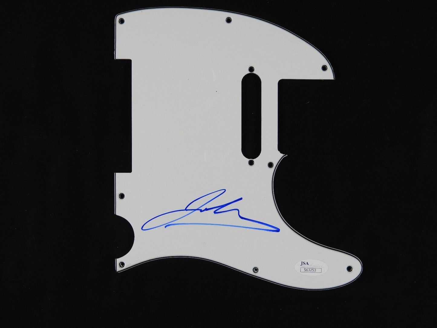 Johnny Rzeznik Goo Goo Dolls Autograph Signed Guard Fender Tele JSA Pickguard