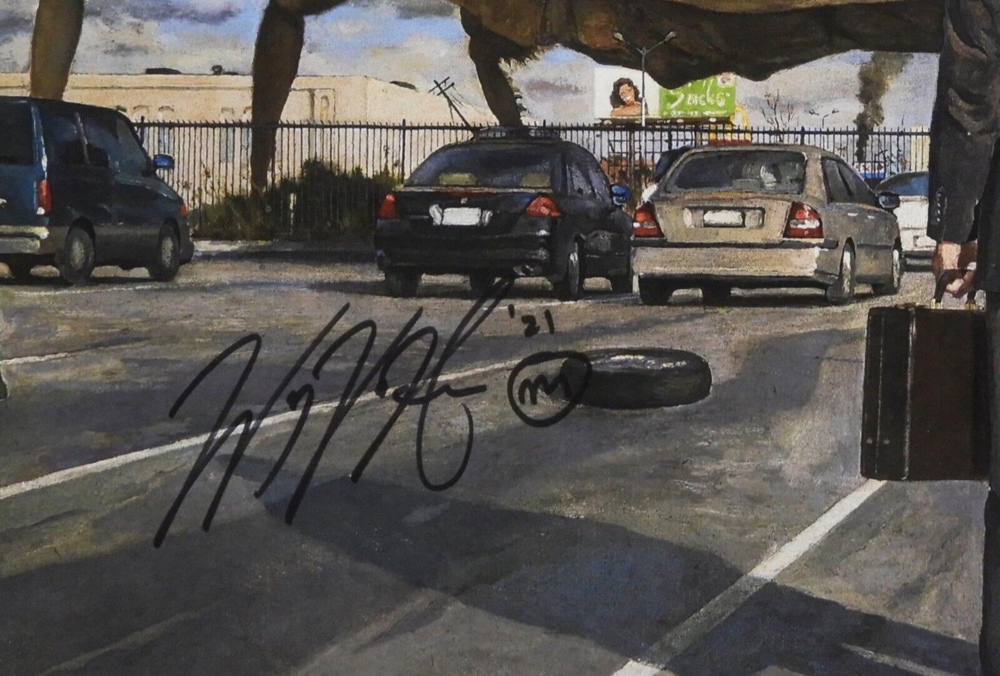 Wolfgang Van Halen JSA Signed Autograph Album 12" x 12" Lithograph