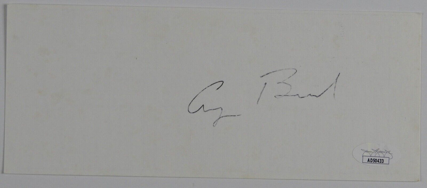President George Bush H. W. JSA COA Signed Autograph Cut