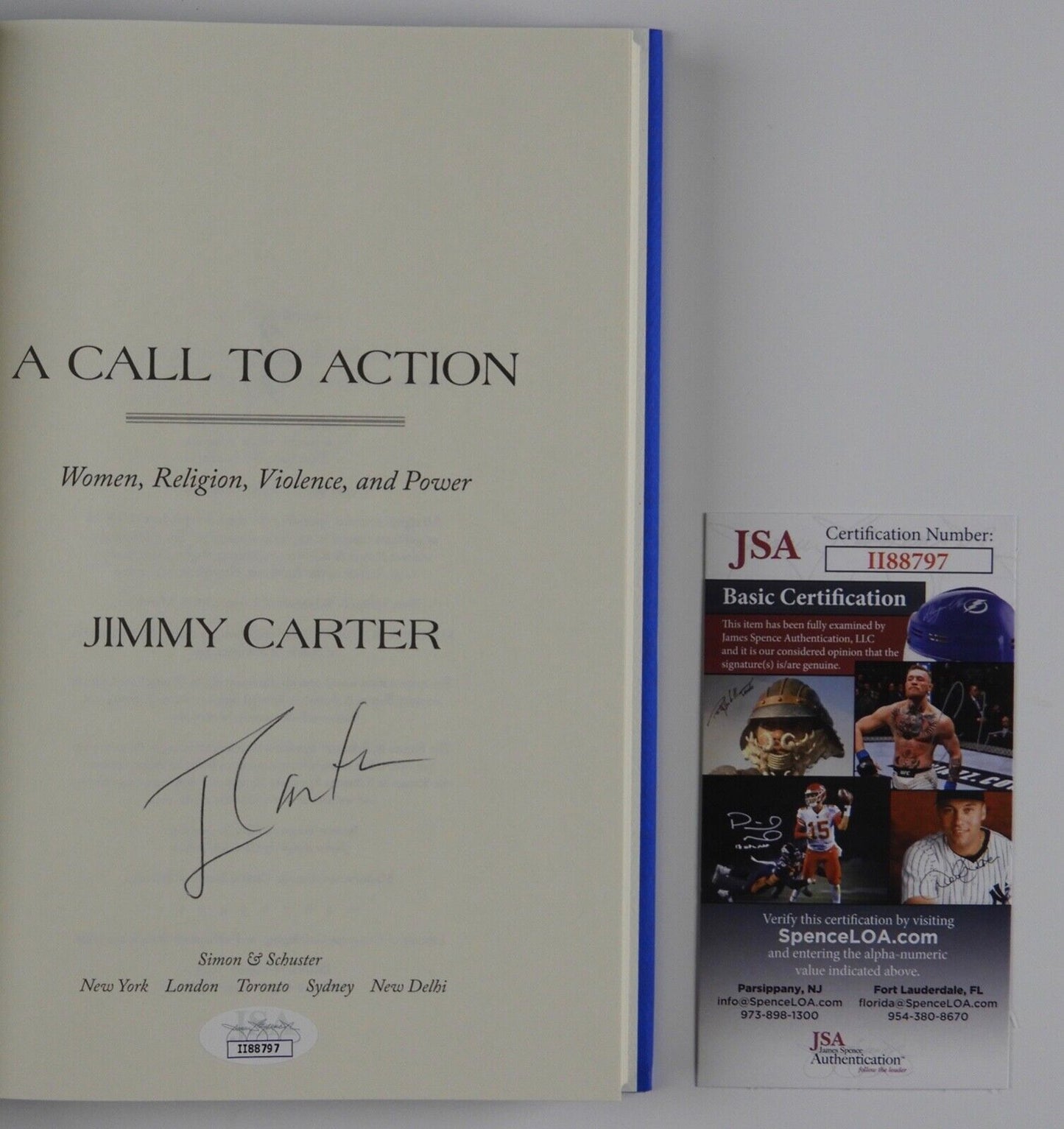 Jimmy Carter JSA Signed Autograph Book A Call To Action FIRST EDITION
