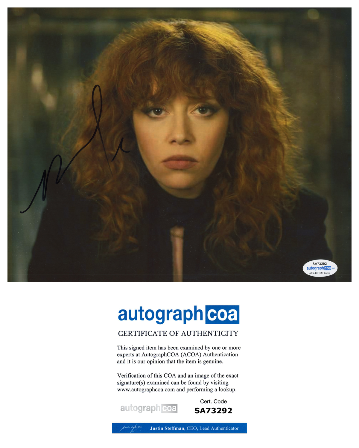 Natasha Lyonne Orange is the New Black Signed ACOA Signed Autograph 8 x 10 Photo